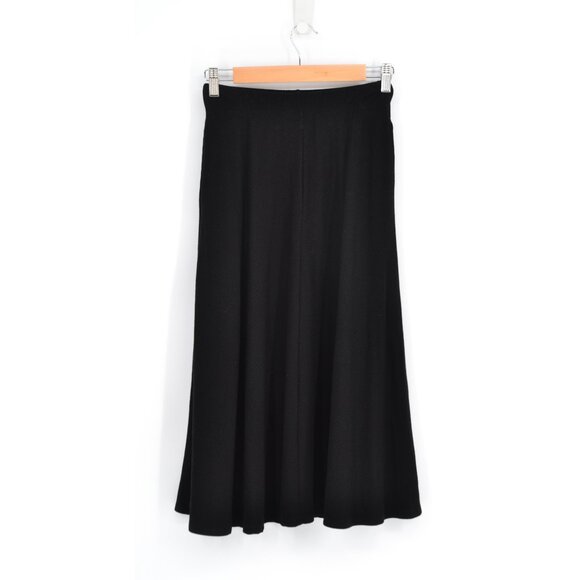 Reformation Dresses & Skirts - Reformation High Waist Rib Midi Skirt Black S Whimsygoth Fairy Goth A-Line Full